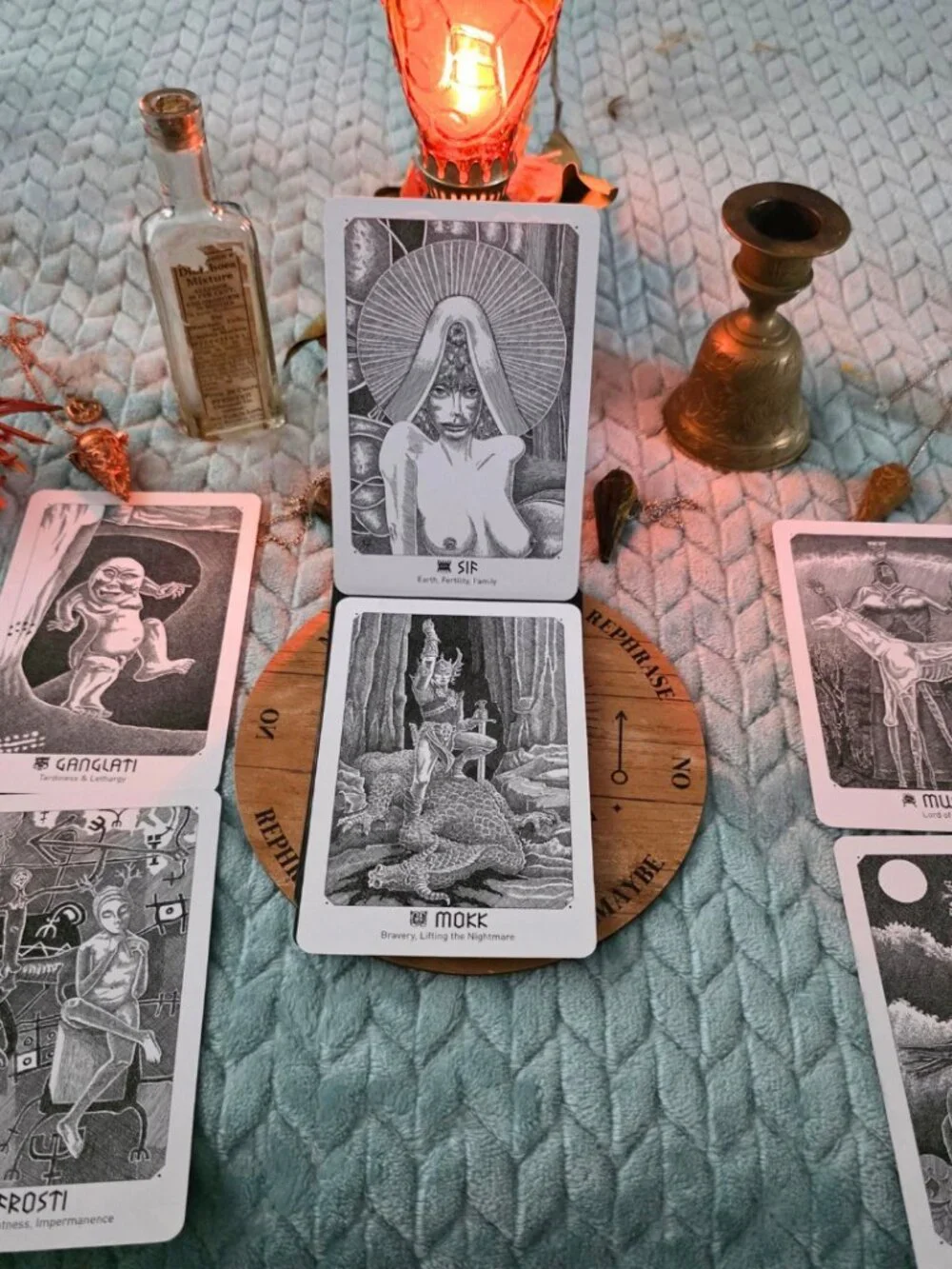 Yggdrasil Norse Divination Cards Deck, Haukur Halldorsson, Viking Tarot, Norse M